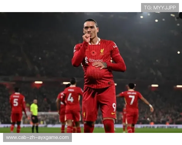 利物浦角球造成混乱，努涅斯补射太正